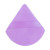 Ruby Face Triangle Velvet Makeup Powder Puff Purple